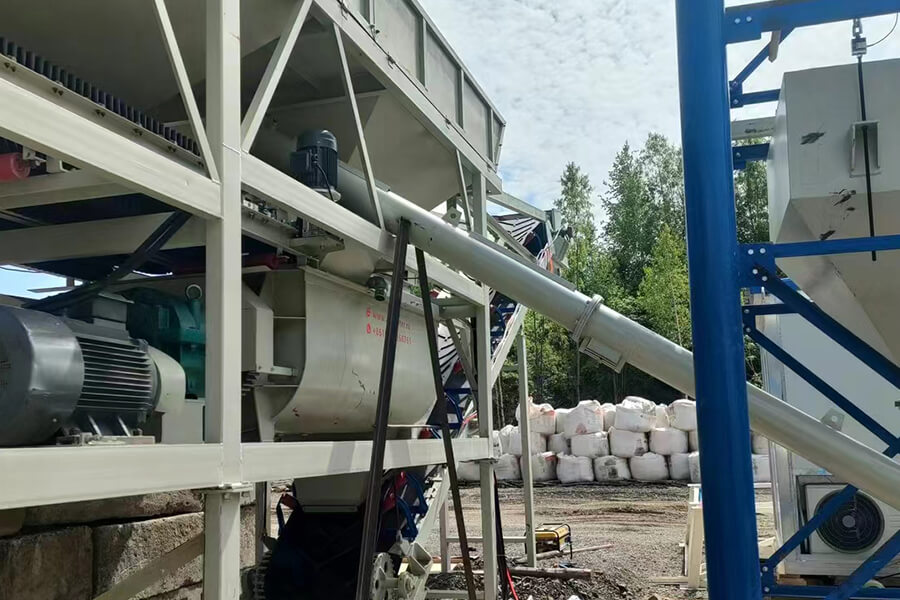 Successful case of Russia stabilized soil mixing plant, stabilized soil mixing plant work site-Henan Hengyuan