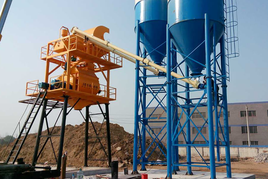 Thailand concrete batching station case, Thailand concrete batching station work site-Henan Hengyuan