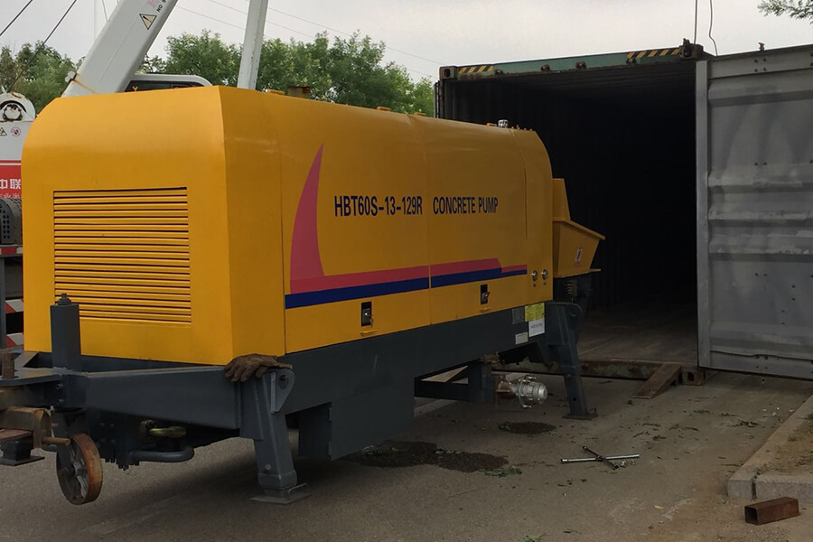Concrete pump equipment delivery, various concrete trailer pump equipment manufacturers-Henan Hengyuan
