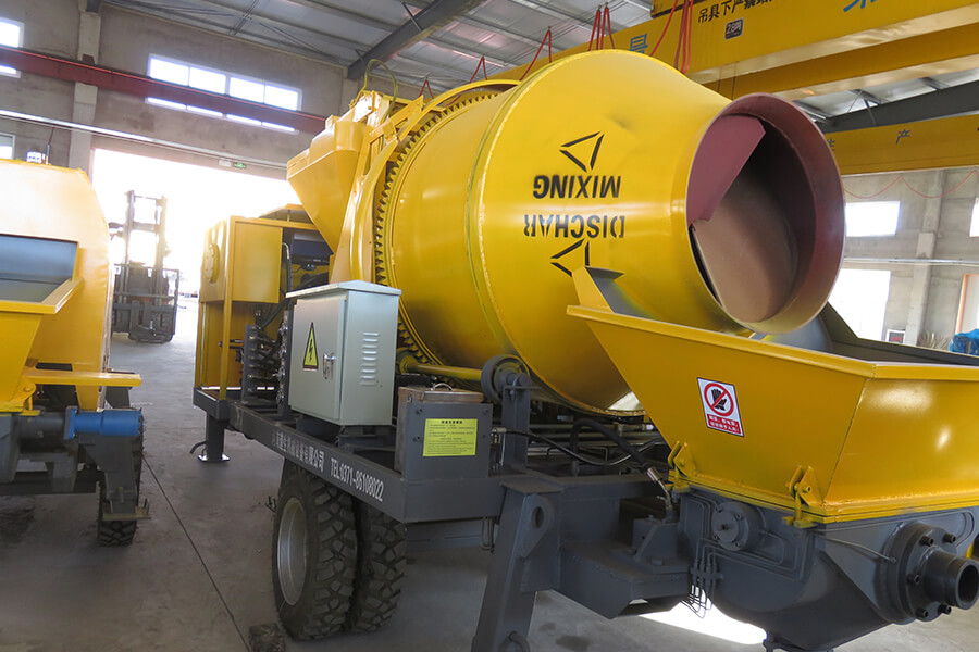 Concrete mixing pump equipment delivery, concrete mixing pump equipment manufacturer-Henan Hengyuan