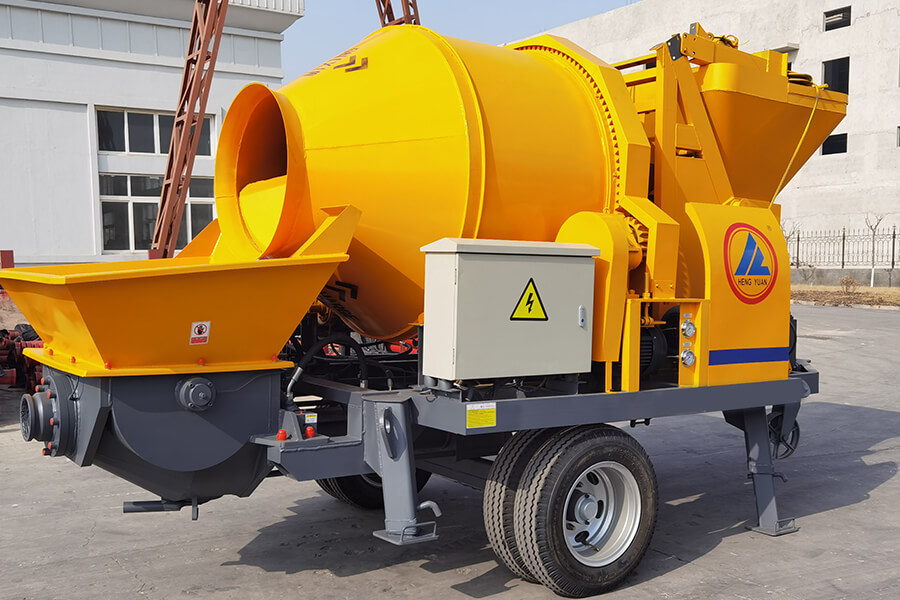 JBS motor-driven concrete mixing pump for sale, motor-powered concrete mixing pump price-Henan Hengyuan