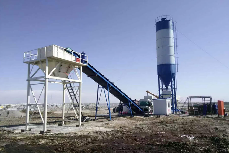 Successful case of stabilized soil mixing station in Russia, work site of stabilized soil mixing station-Henan Hengyuan