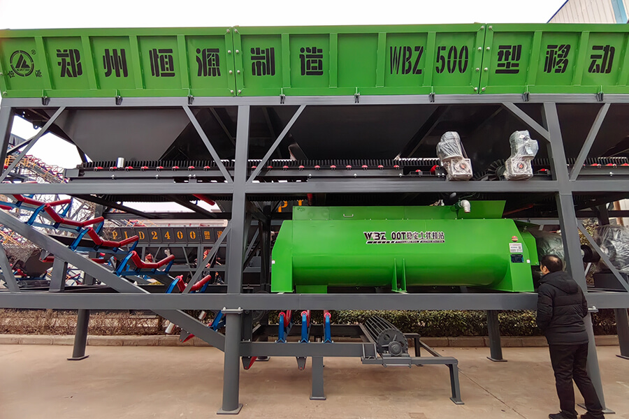 A full set of stabilized soil mixing station equipment with 18-month quality guarantee-Henan Hengyuan