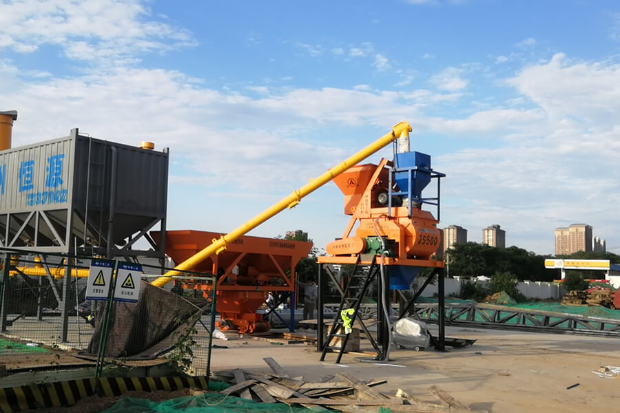 Holland concrete mixer success case, concrete mixing equipment manufacturer-Henan Hengyuan