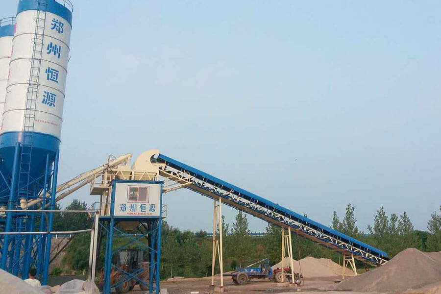 HZS60 concrete batching plant produced by Henan Hengyuan