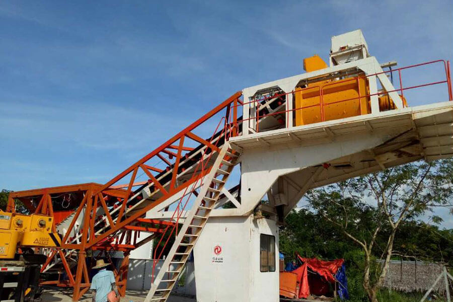 Advantages and Development of Mobile Twin-Shaft Concrete Mixers