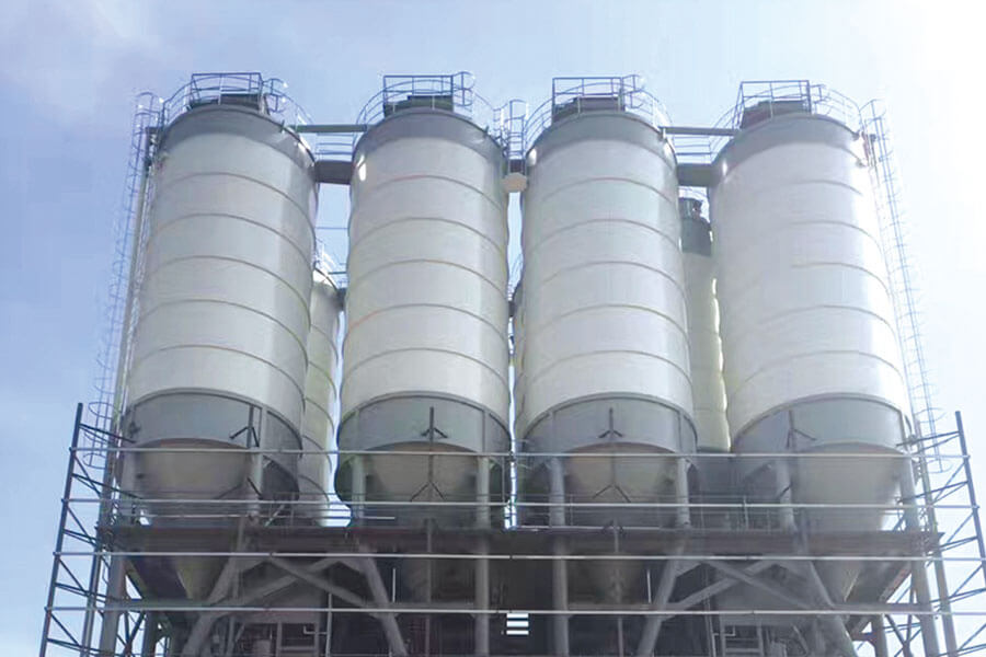 900t vertical cement silo, concrete batching station cement silo for sale - Henan Hengyuan