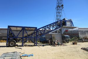 Philippines Mobile Concrete Batching Plant Case