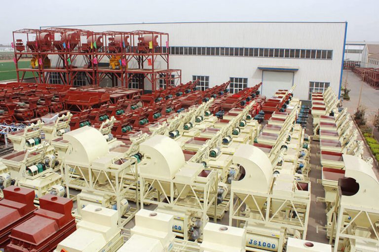 Equipment for producing concrete