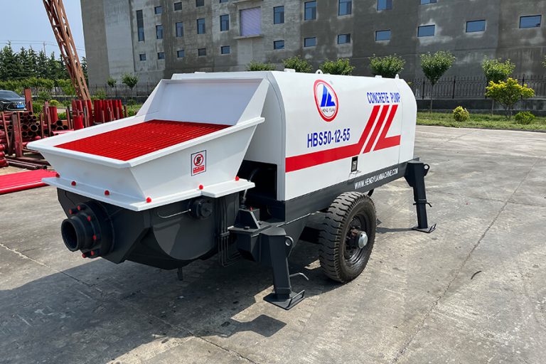 Different types of concrete pumps